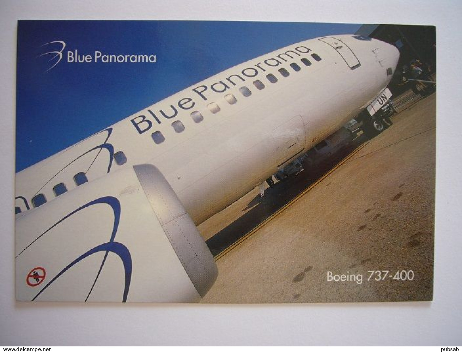 Avion / Airplane / BLUE PANORAMA / Boeing 737-400 / Airline Issue - 1946-....: Ere Moderne