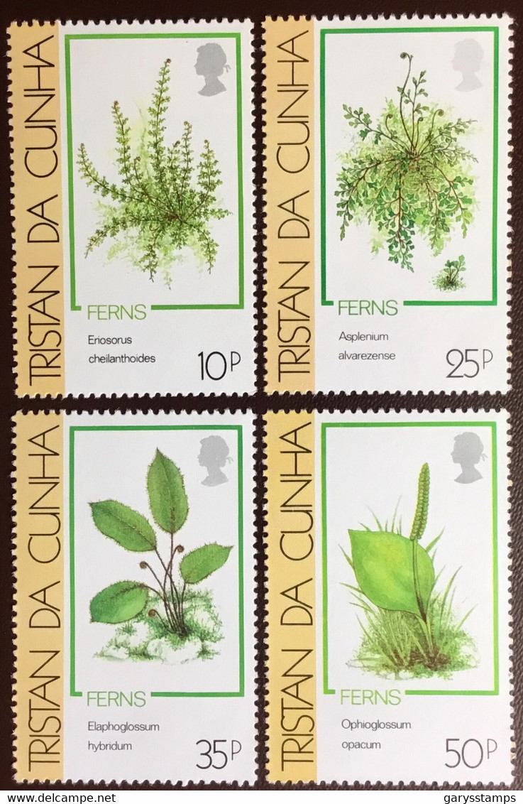 Tristan Da Cunha 1989 Ferns Plants MNH - Otros & Sin Clasificación