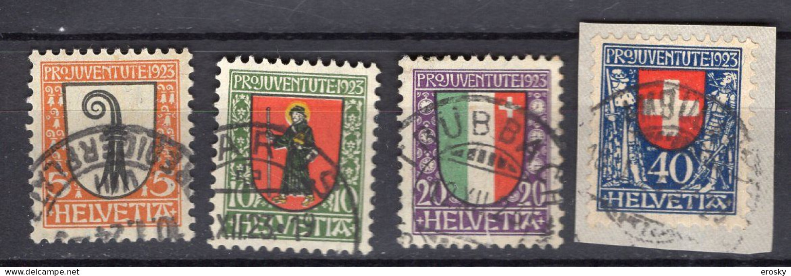 T2788 - SUISSE SWITZERLAND Yv N°192/95 Pro Juventute - Used Stamps