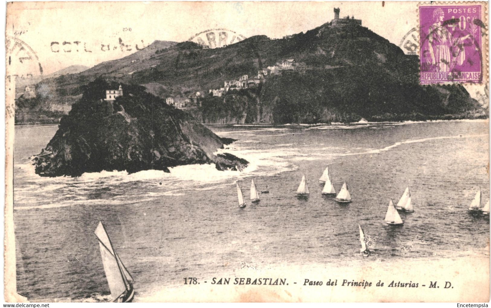 CPA Carte Postale Espagne San Sebastián  Passeo Del Principe De Asturias  VM79130 - Guipúzcoa (San Sebastián)