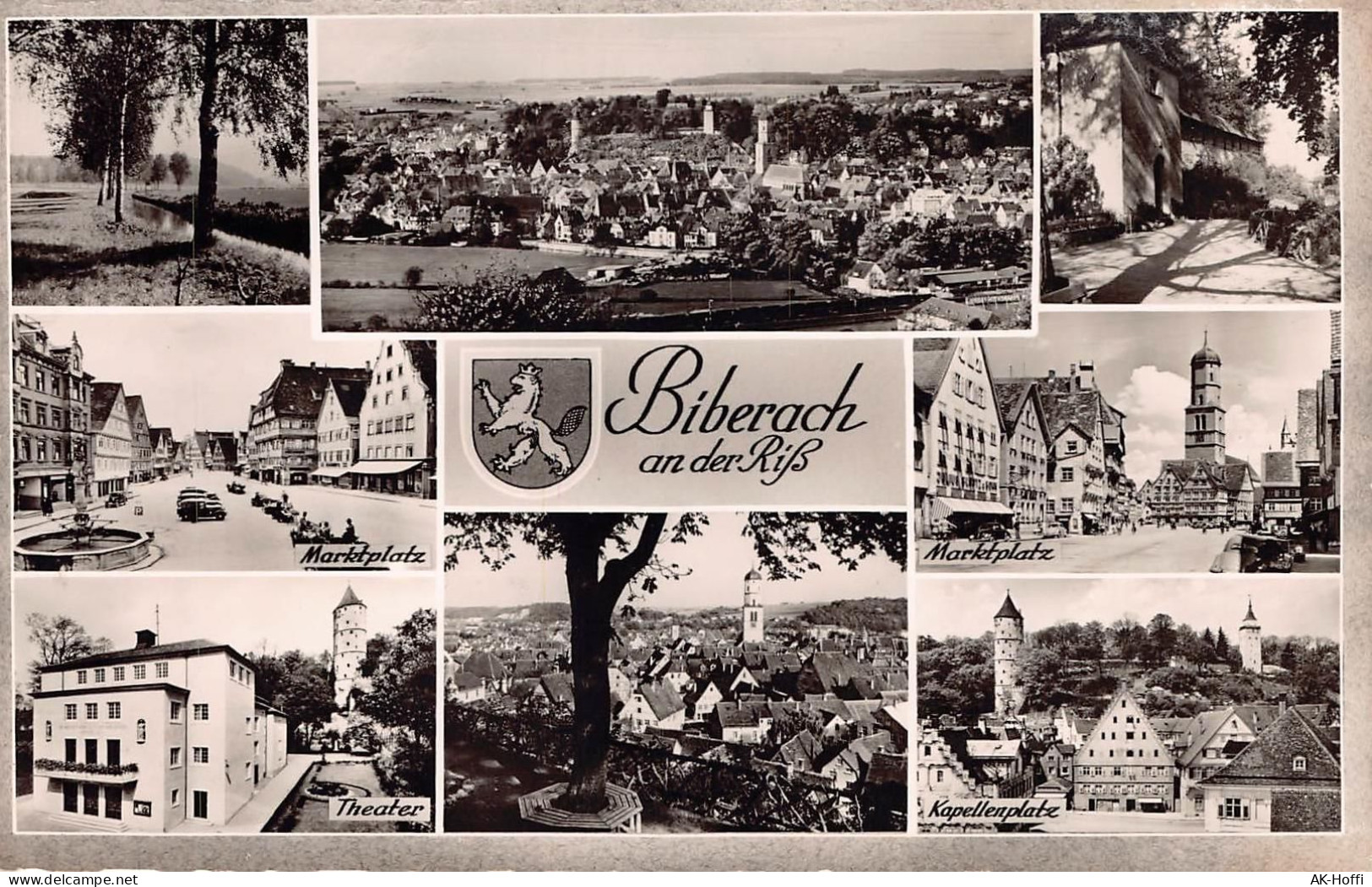 Biberach An Der Riß In Oberschwaben, Marktplatz, Theater, Kapellenplatz - Biberach