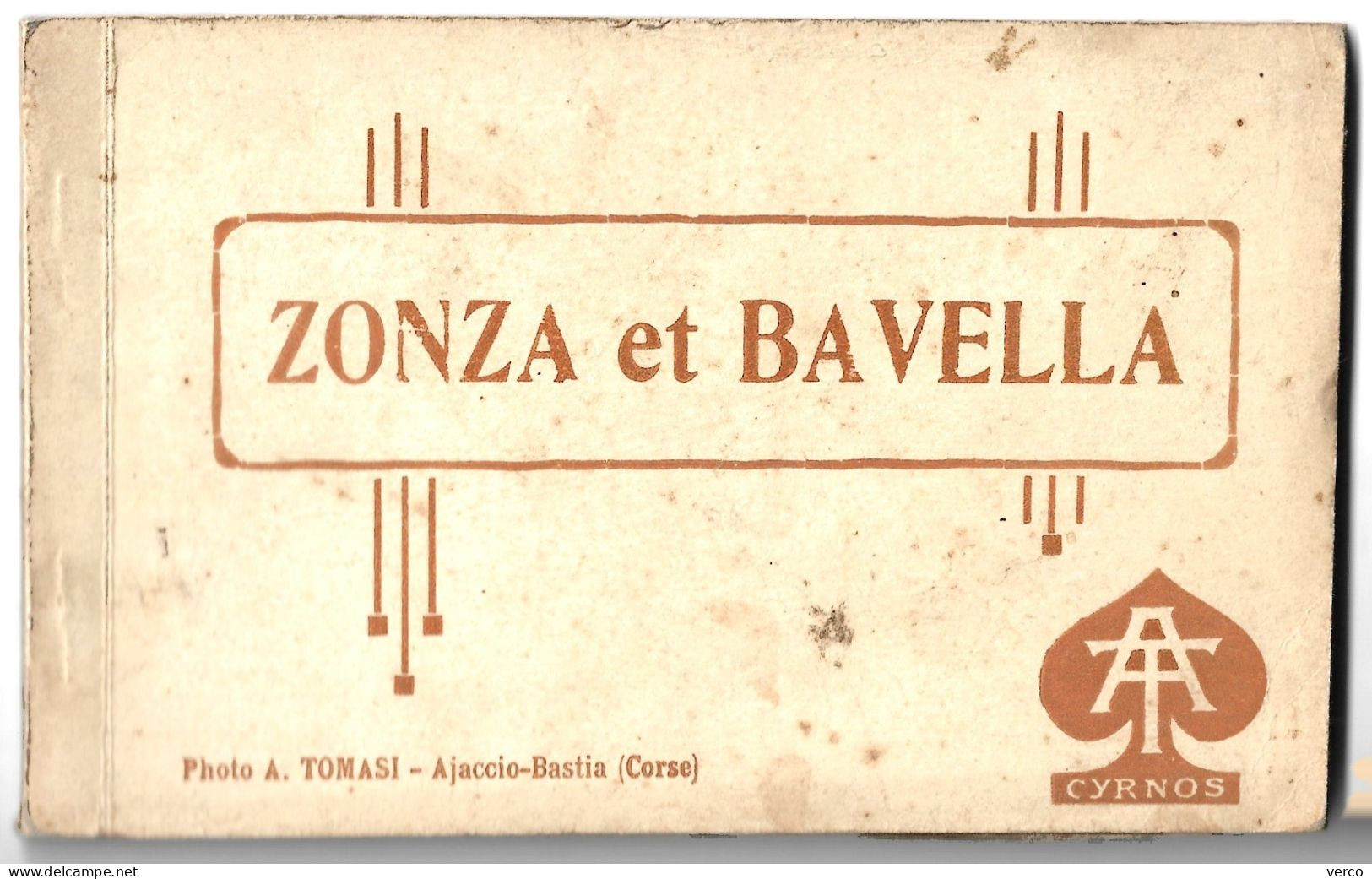 Carte POSTALE Ancienne De  ZONZA & BAVELLA - Carnet COMPLET 10 CPA (15 X 9 Cm) - Otros & Sin Clasificación