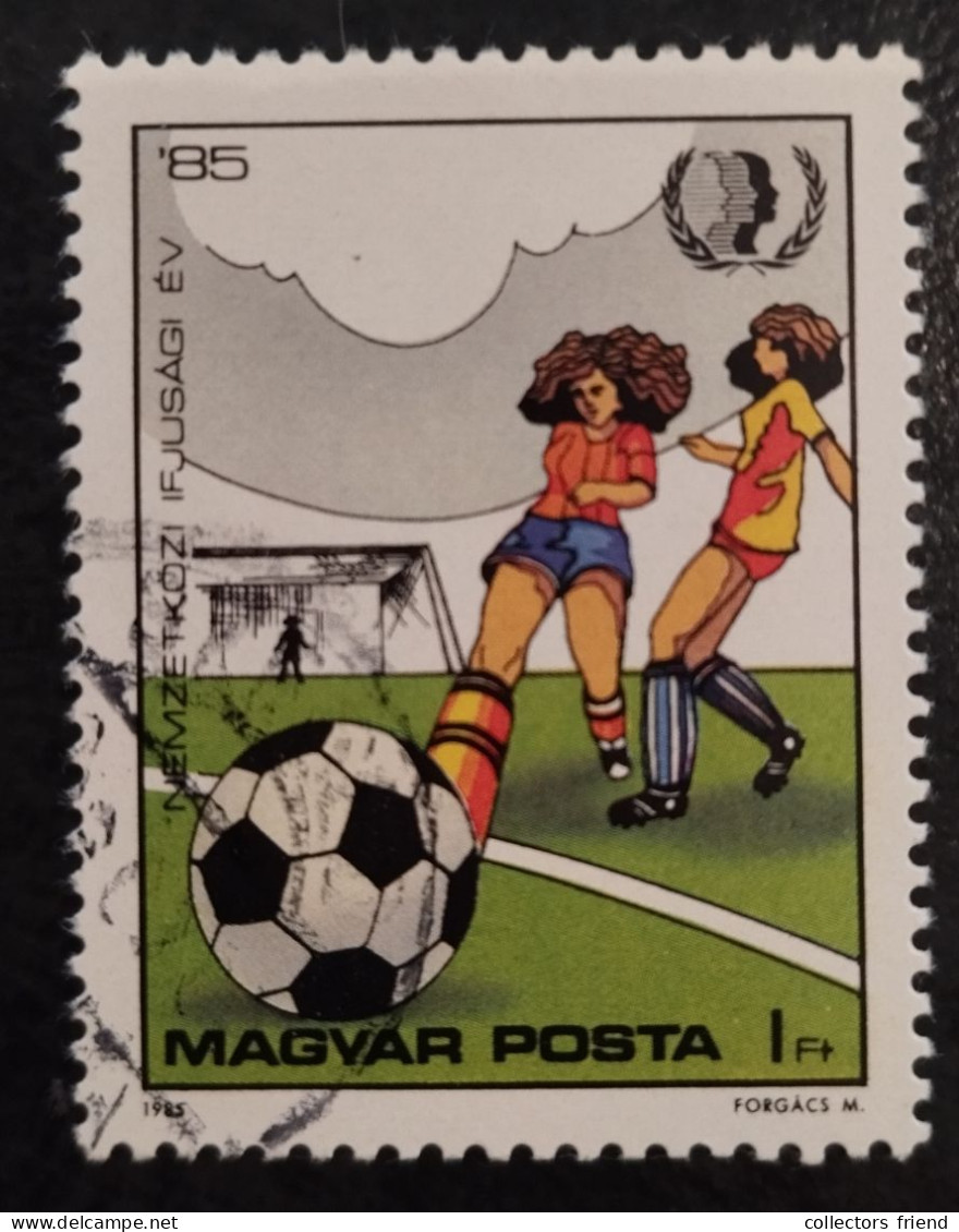 Magyar Ungarn - 1985 - FOOTBALL FUSSBALL SOCCER - Used - Gebraucht