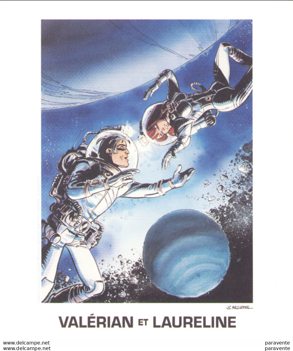 MEZIERES : Exlibris PLANETE BD Pour VALERIAN - Illustrateurs M - O