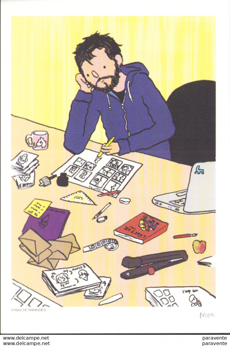 MAX DE RADIGUEZ : Exlibris LE DESSINATEUR (ns) - Illustrators M - O