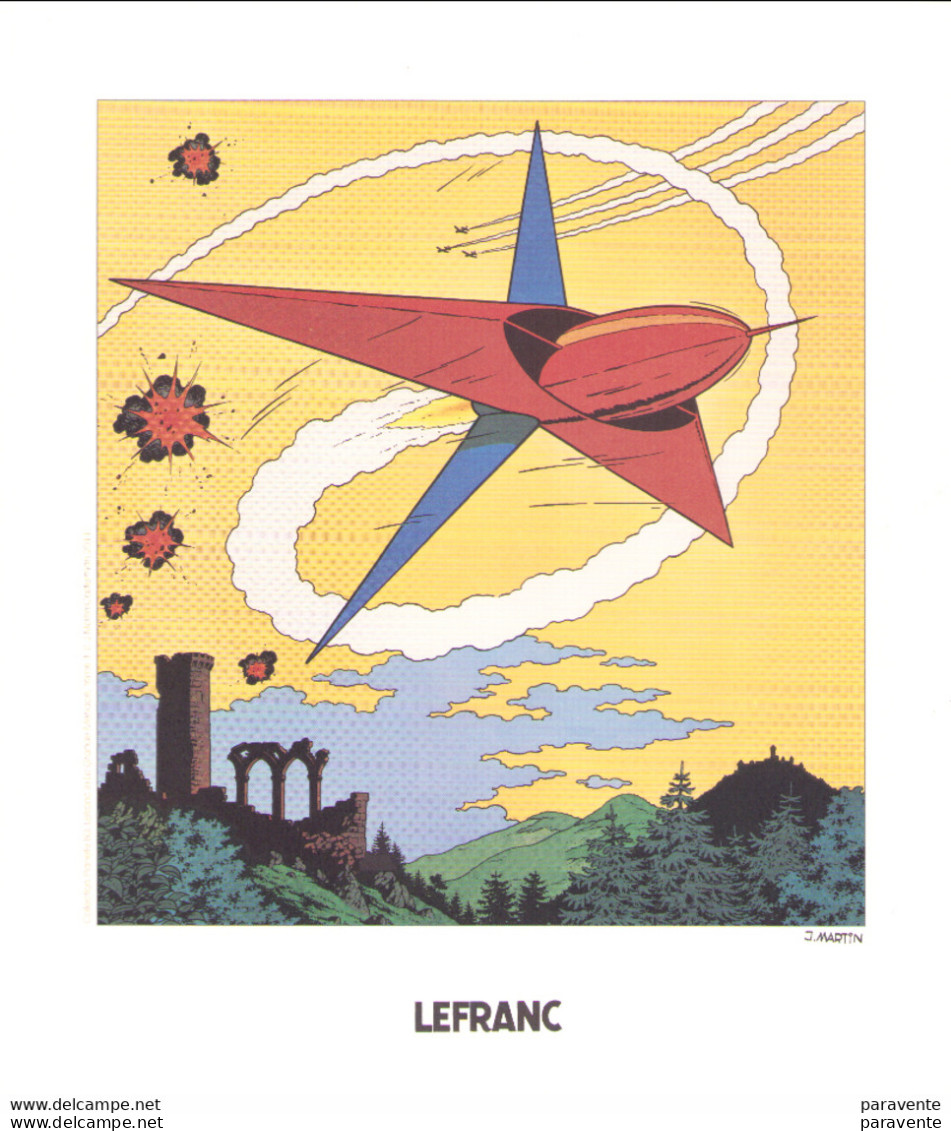 MARTIN : Exlibris PLANETE BD Pour LEFRANC - Illustratori M - O