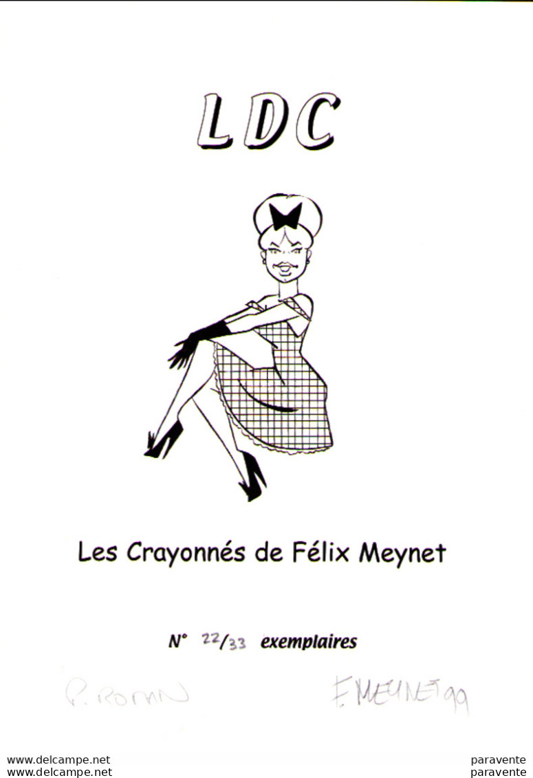 MEYNET : Plaquette LES CRAYONNES DE FELIX (très Rare Ns) - Illustrateurs M - O