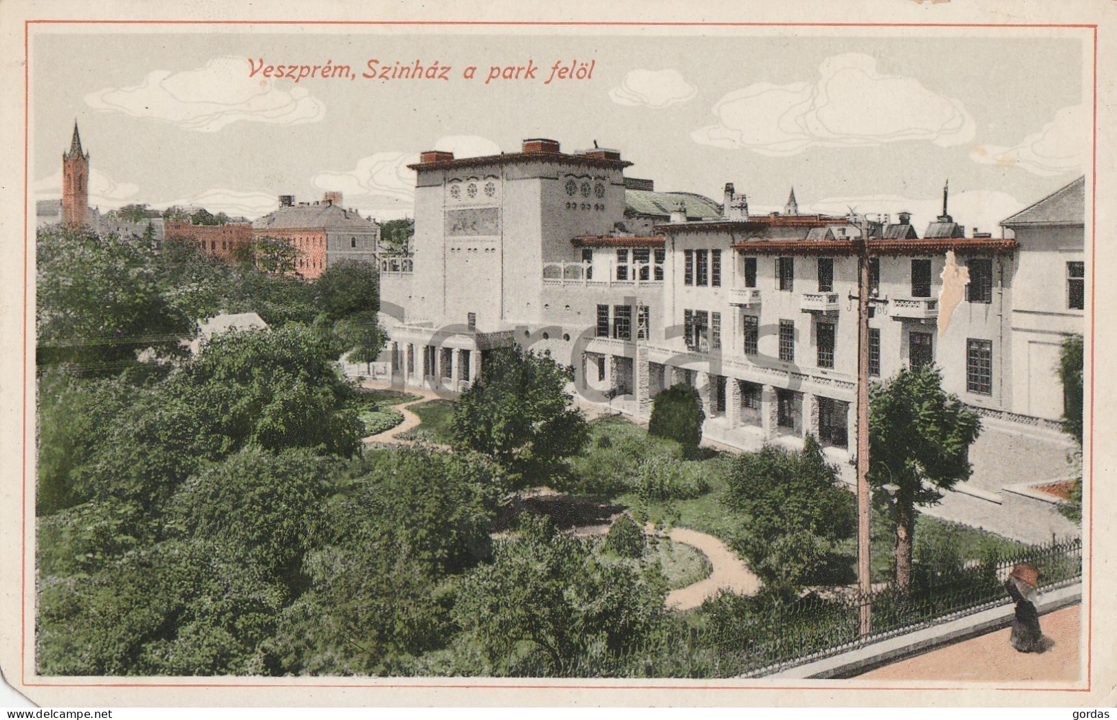 Hungary - Veszprem - Theatre - Szinhaz A Park Felol - Hongrie