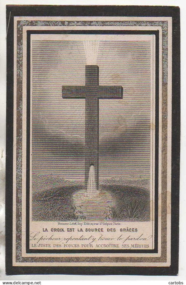 Faire Part De Décès 1871 - Obituary Notices