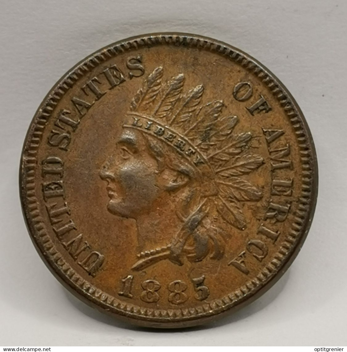 1 CENT INDIAN HEAD 1885 USA / TETE D'INDIEN - 1859-1909: Indian Head