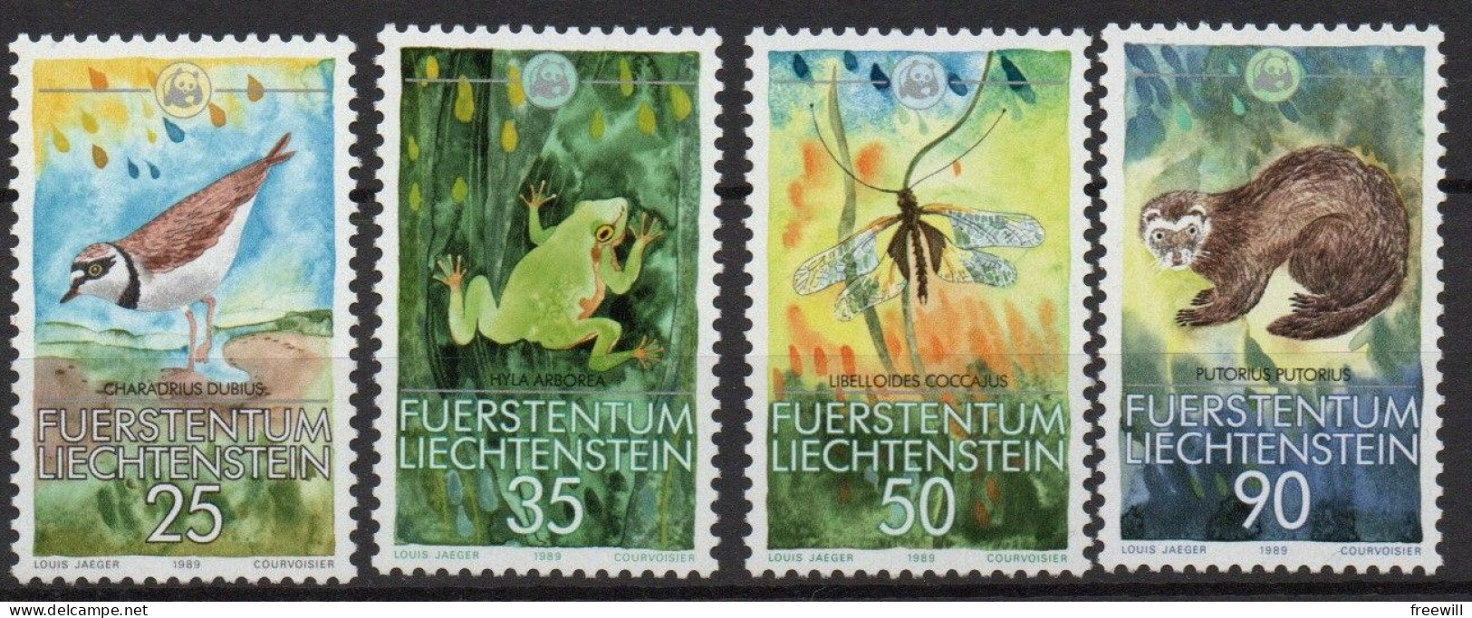 Liechtenstein 1989 Animaux- Dieren- Animals MNH - Unused Stamps