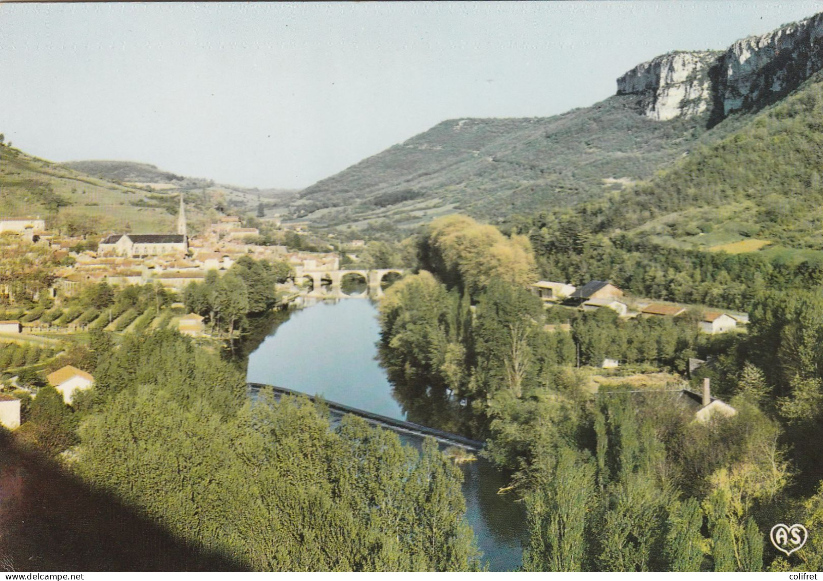 82 - Saint-Antonin Noble Val  -  Vue Panoramique Sur La Ville - Saint Antonin Noble Val