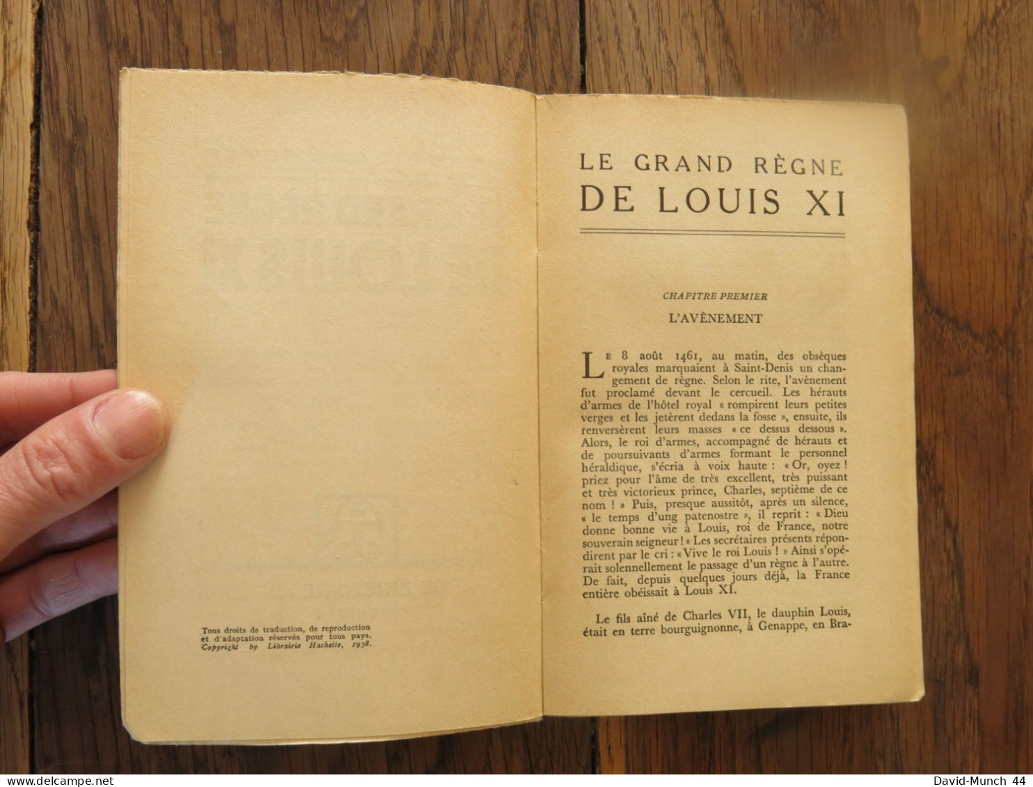 Le Grand Règne De Louis XI De Joseph Calmette. De L'Histoire... Hachette. 1938 - Geschichte