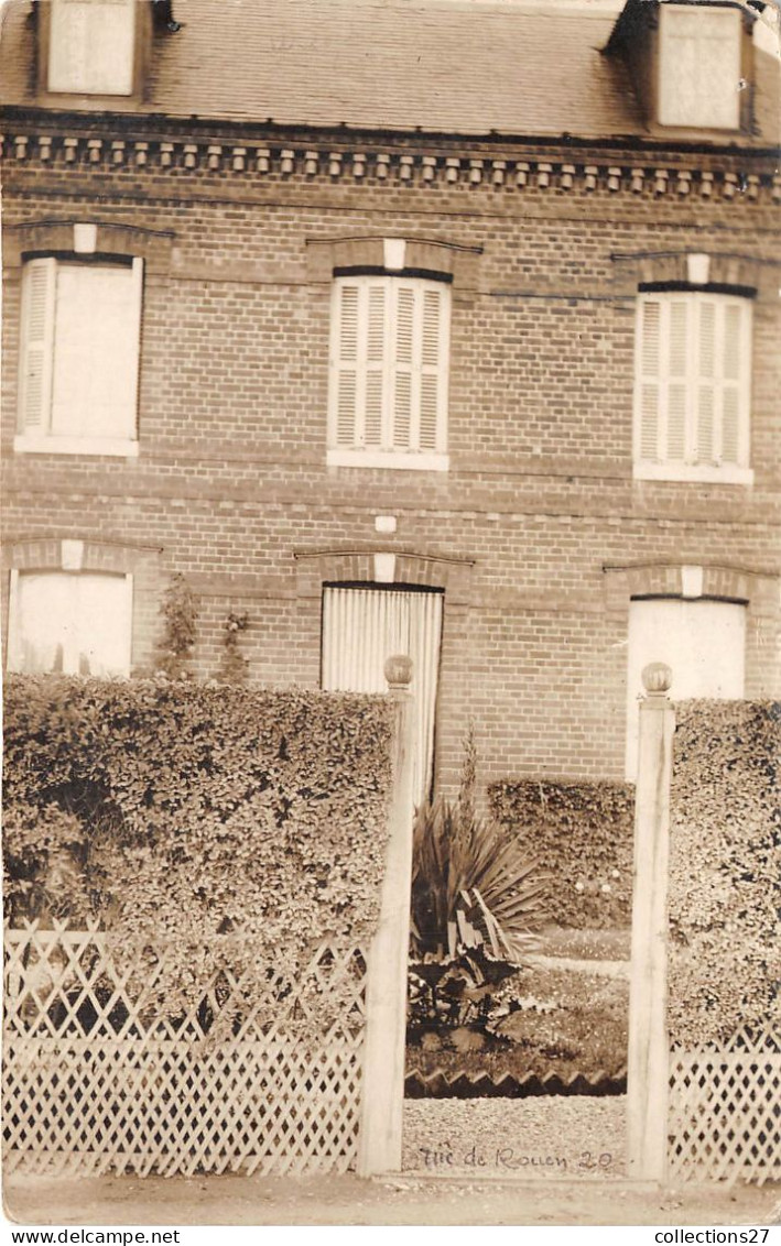 76-ROUEN- CARTE-PHOTO- MAISON RUE DE CONSTANTINE - Rouen