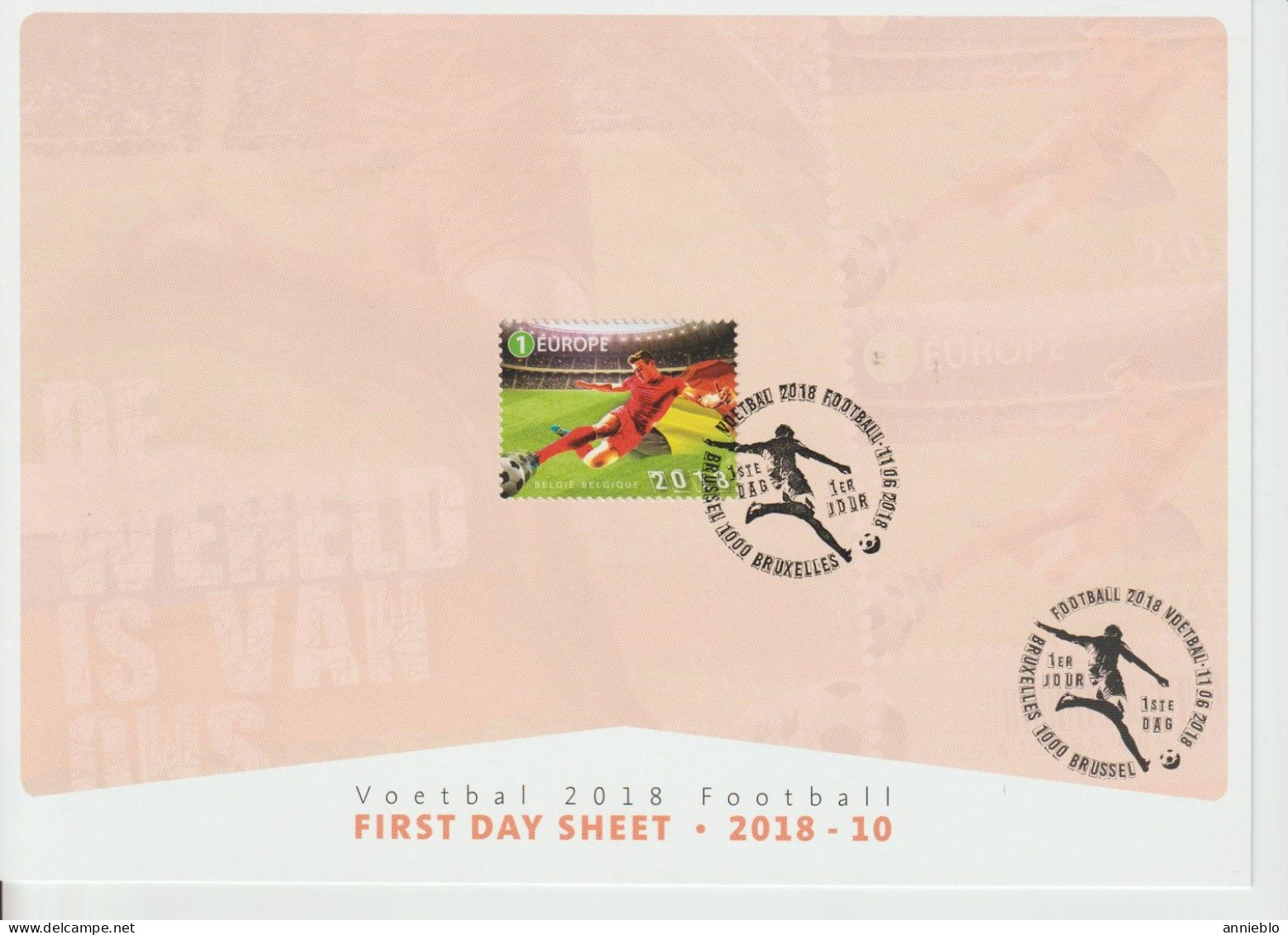 2018 - FDS 4779 - WK Voetbal 2018 In Rusland / La Coupe Du Monde 2018 En Russie - - 2011-2020