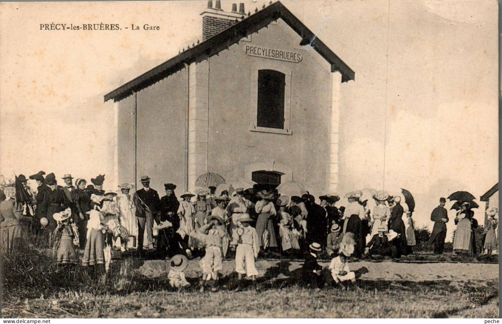 N°21 Z -cpa Gare De Précy Les Bruyères - Gares - Sans Trains