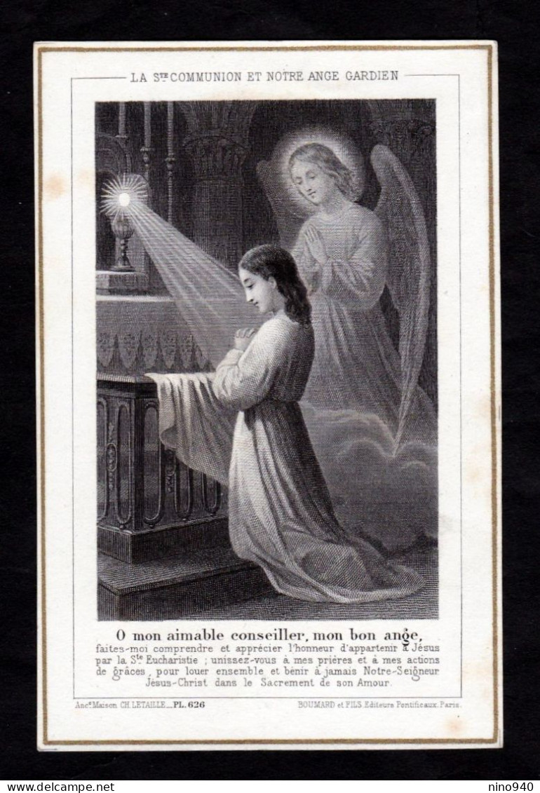 Santino/incisione/engraving: O MON AIMABLE CONSEILLER...   - E  - Mm: 76 X 117  - Ch Letaille/Boumard-Parigi- Nr. PL 626 - Religion & Esotérisme