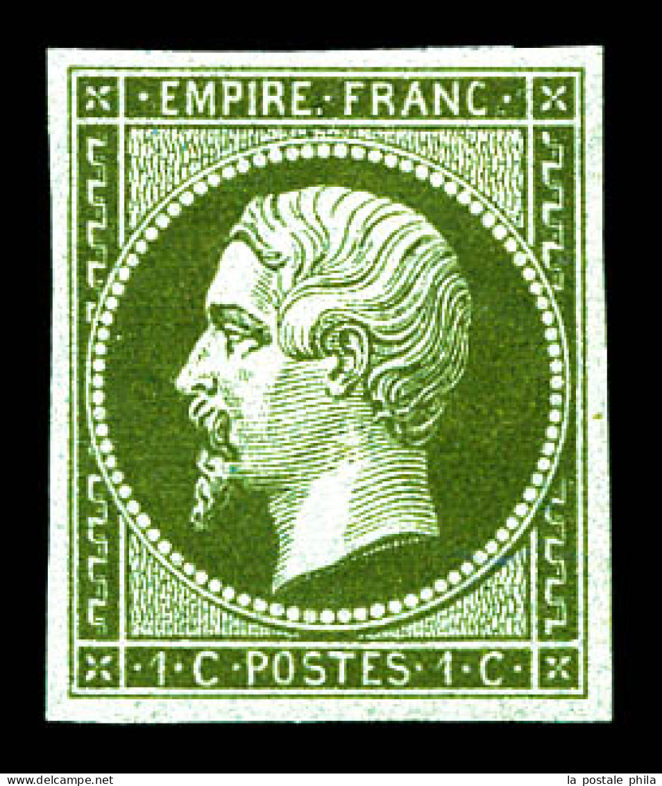 N°11, 1c Olive. TB  Qualité: *  Cote: 275 Euros - 1853-1860 Napoléon III