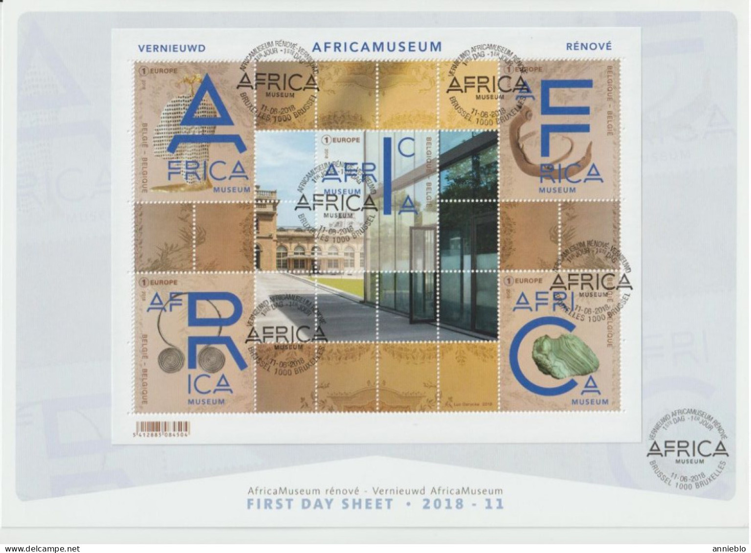 2018 - FDS BL264 - AfricaMuseum - - 2011-2020