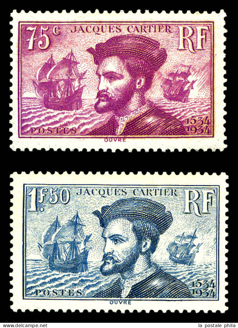 N°296/297, Paire Cartier. TB  Qualité: **  Cote: 300 Euros - Unused Stamps