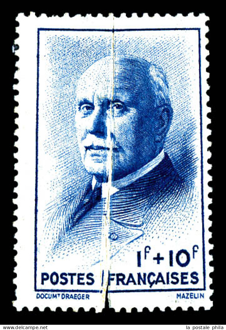 N°568, 1f +10F Pétain, Pli Accordéon. SUP  Qualité: *   - Unused Stamps