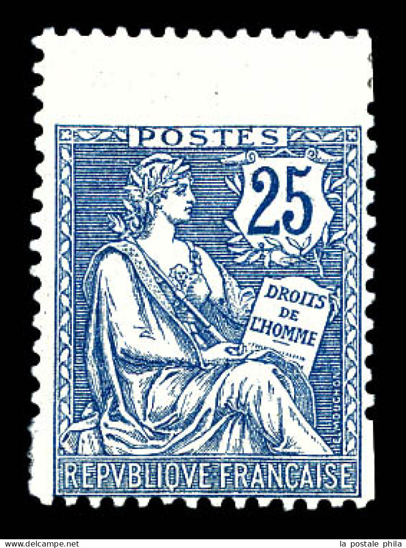 N°127, 25c Mouchon, Piquage Décalé, Timbre Plus Grand. TTB  Qualité: *   - Unused Stamps