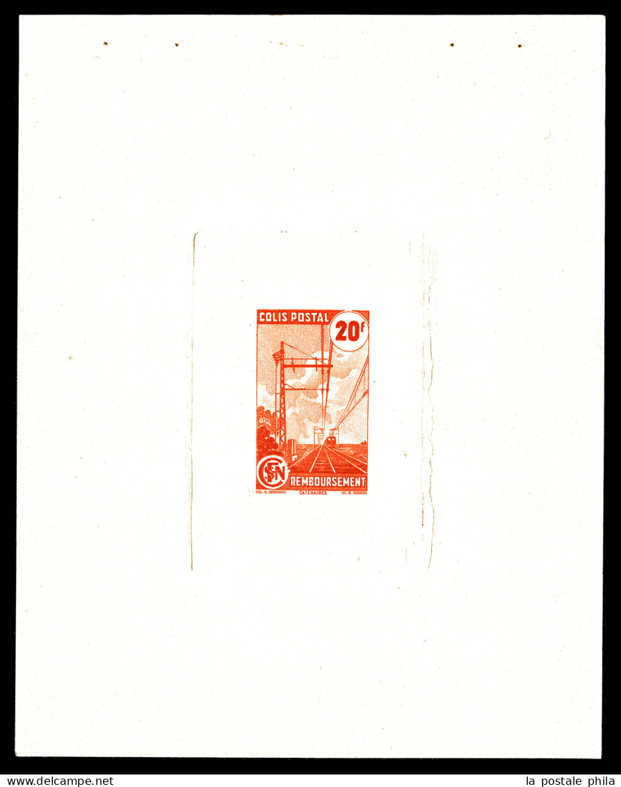 N°219C, Non émis 20f Remboursement, épreuve D'artiste (prévu Pour Remplacer Le N°211), RARE Et SUPERBE (certificat)  Qua - Neufs