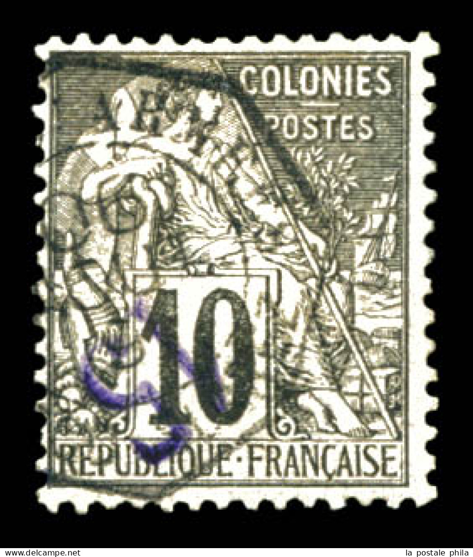 N°3a, 15 Sur 10c Noir Sur Lilas: Surcharge Renversée Obl Corr.d' Armees. SUP (certificat)  Qualité: Oblitéré  Cote: 700  - Used Stamps