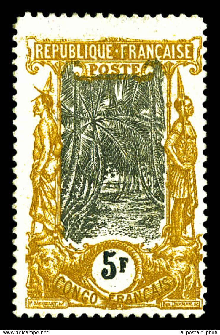 N°41a, 5f Moutarde Et Noir. TTB (signé Scheller/certificat)  Qualité: *  Cote: 1100 Euros - Unused Stamps