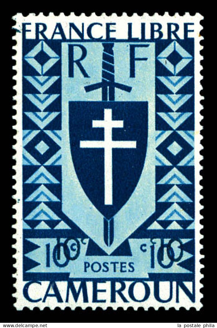 N°250a, 10c Bleu: Double Impression De La Valeur. TTB  Qualité: **  Cote: 275 Euros - Unused Stamps