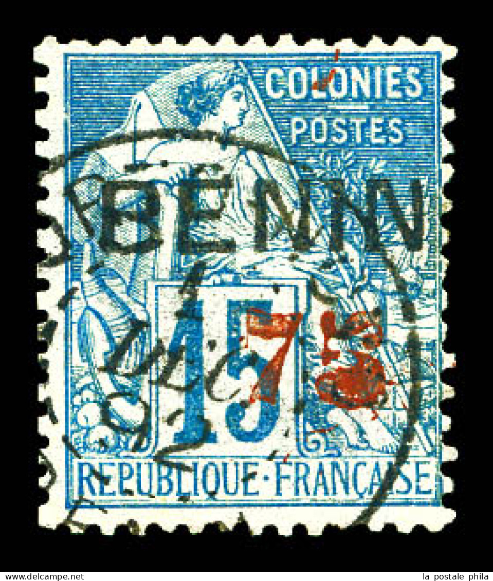 N°16, 75 Sur 15c Bleu, SUP. R. (signé Brun/certificat)  Qualité: Oblitéré  Cote: 1250 Euros - Used Stamps