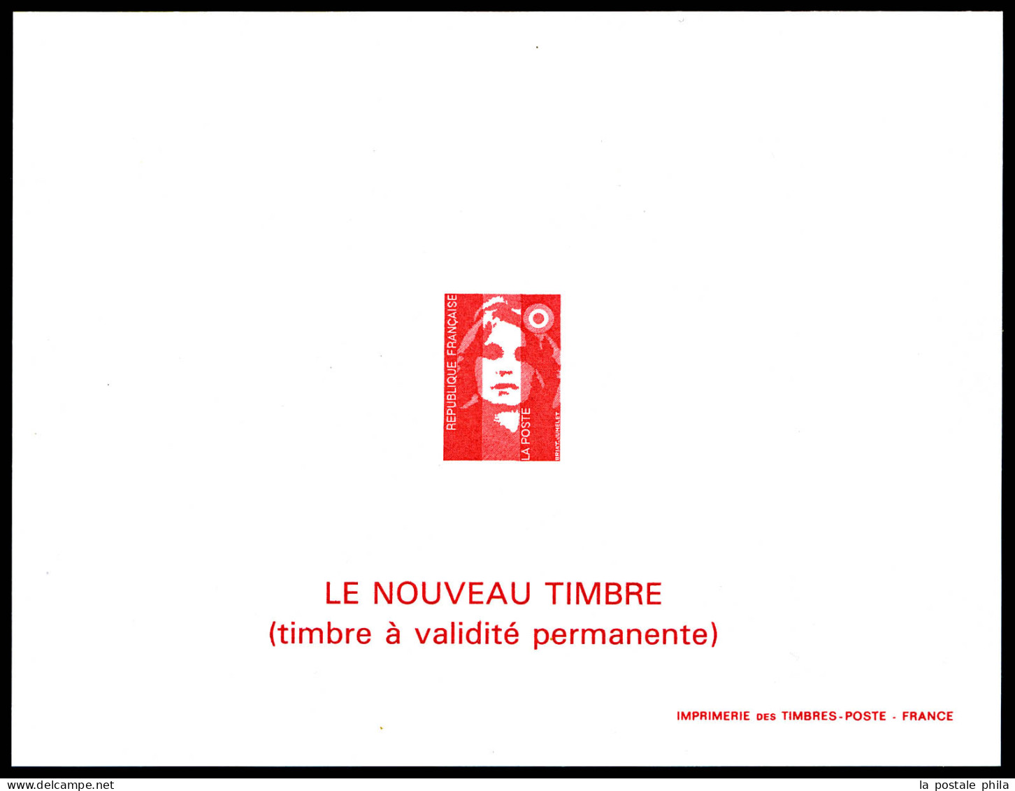 N°2806, TVP Marianne De Briat Bloc Gommé, TB  Qualité: **   - Epreuves De Luxe