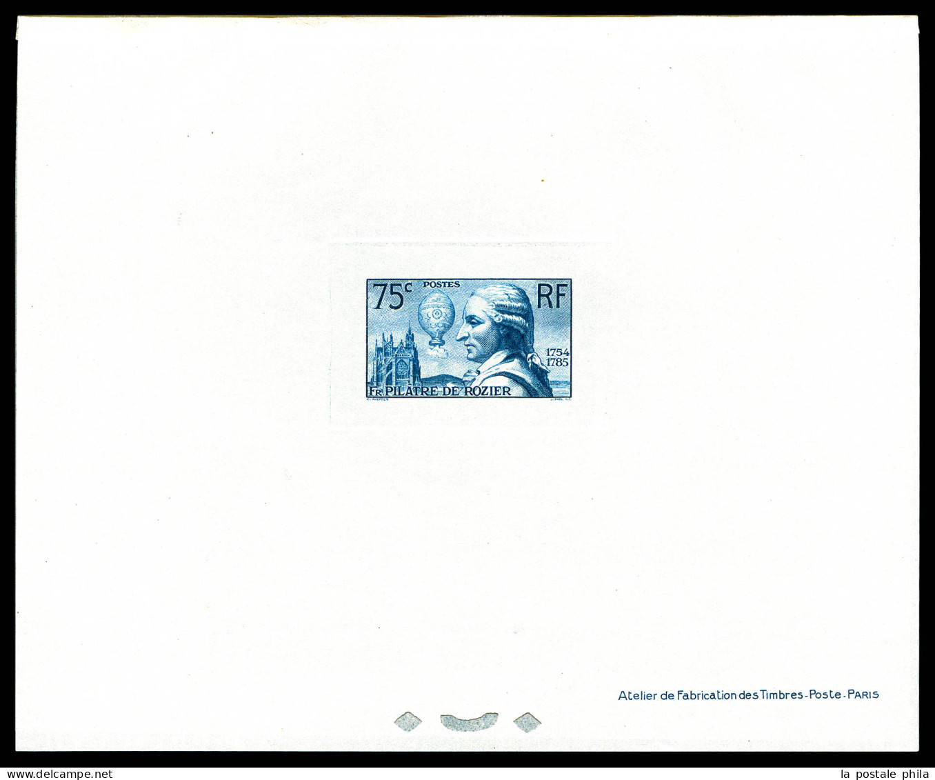 N°313, Pilâtre De Rozier, TTB  Qualité: (*)  Cote: 350 Euros - Luxury Proofs