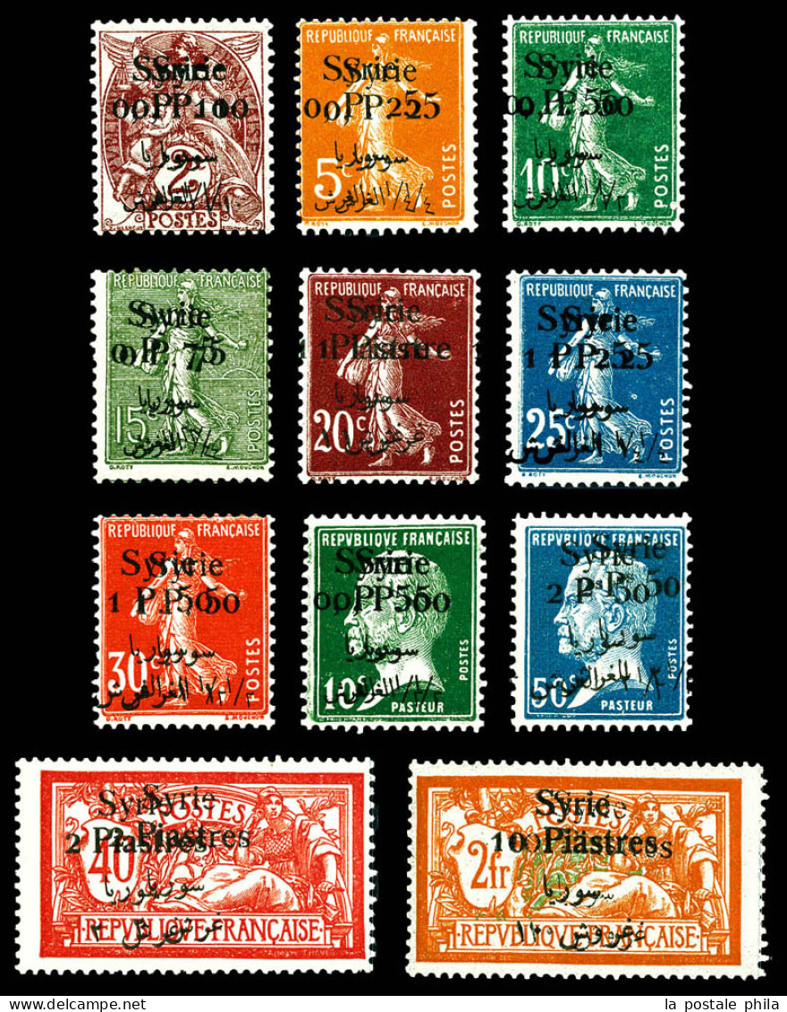 N°126b, 127b, 128b, 129c, 130c, 131b, 132c, 135b, 141, 143b Et 147d: Les 11 Valeurs Double Surcharge. TTB  Qualité: *  C - Unused Stamps