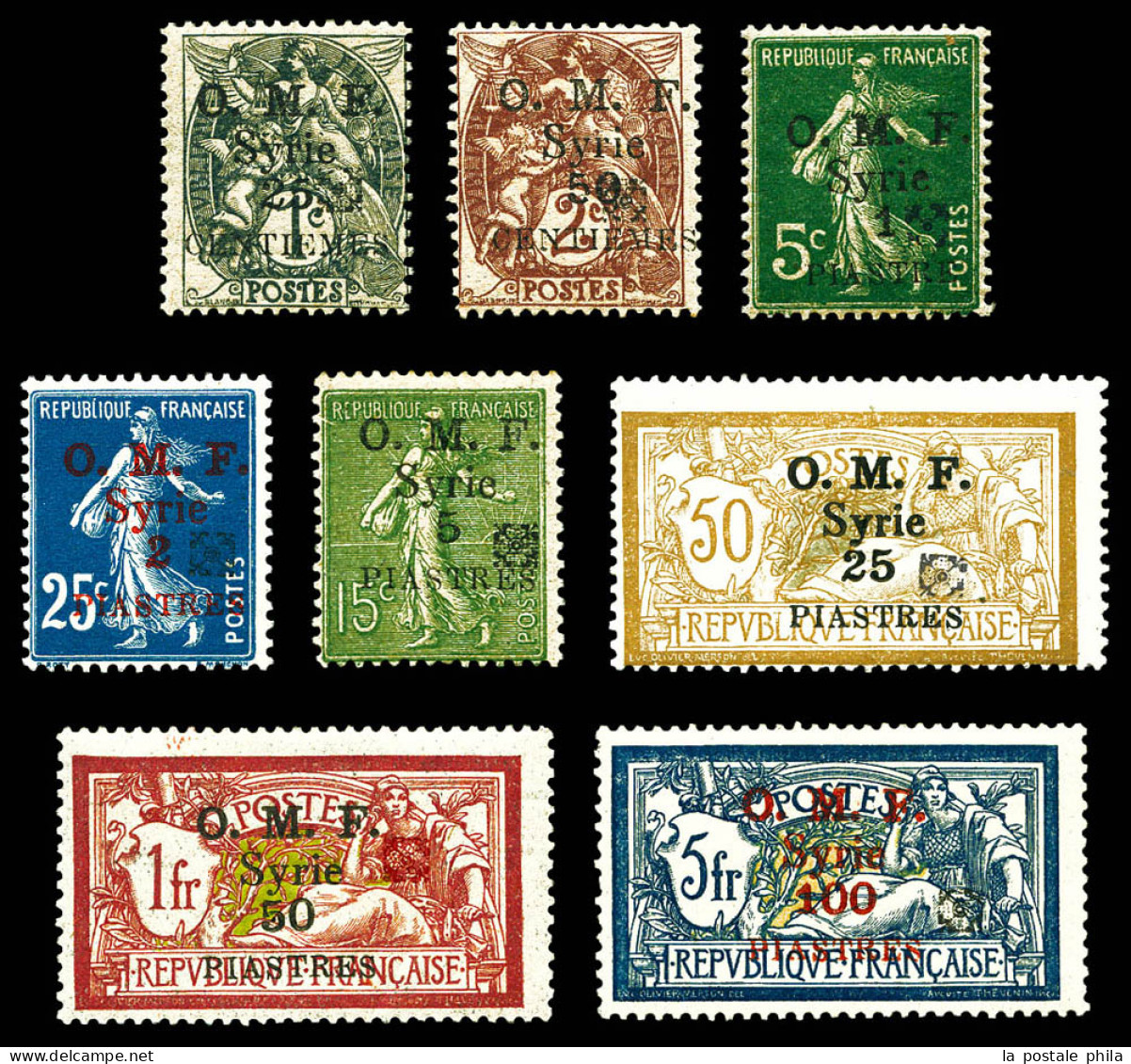 N°48/56, Série Complète (sf N°53), Les 8 Valeurs TTB. R. (certificat)  Qualité: *  Cote: 5270 Euros - Unused Stamps