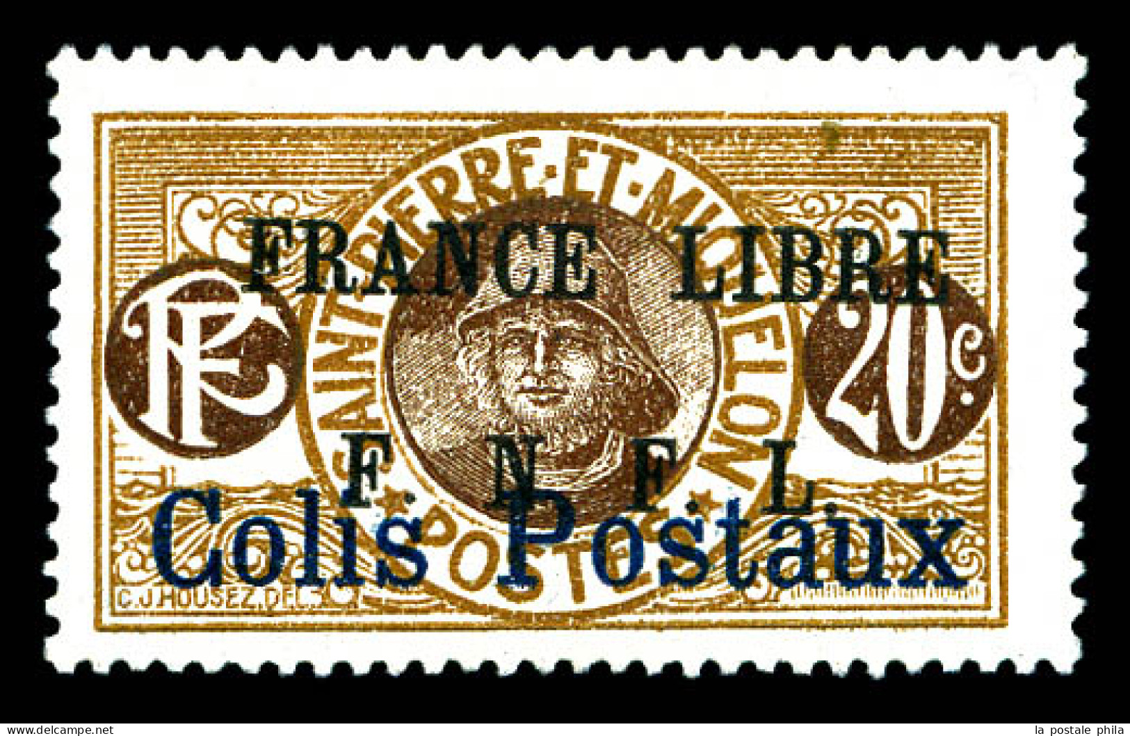 N°5, 20c Bistre Et Brun-lilas Surchargé. SUP. R.R (signé Scheller/certificat)  Qualité: (*)  Cote: 1450 Euros - Unused Stamps