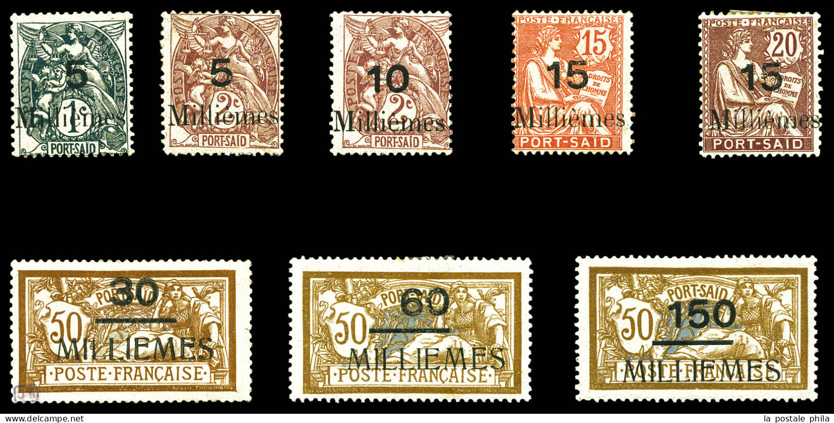 N°61/68, Série Complète (n°61 (*)), Les 8 Valeurs TB (certificat)  Qualité: *  Cote: 1565 Euros - Unused Stamps