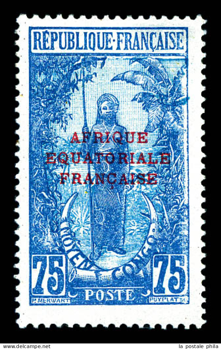 N°66a, 75c Outremer Et Bleu-vert: Sans Surcharge D, Aminci, Belle Présentation  Qualité: *  Cote: 255 Euros - Unused Stamps