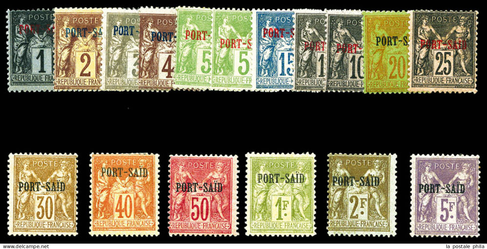 N°1/18, Série Complète (sf N°14), Les 17 Valeurs TTB  Qualité: *  Cote: 600 Euros - Unused Stamps