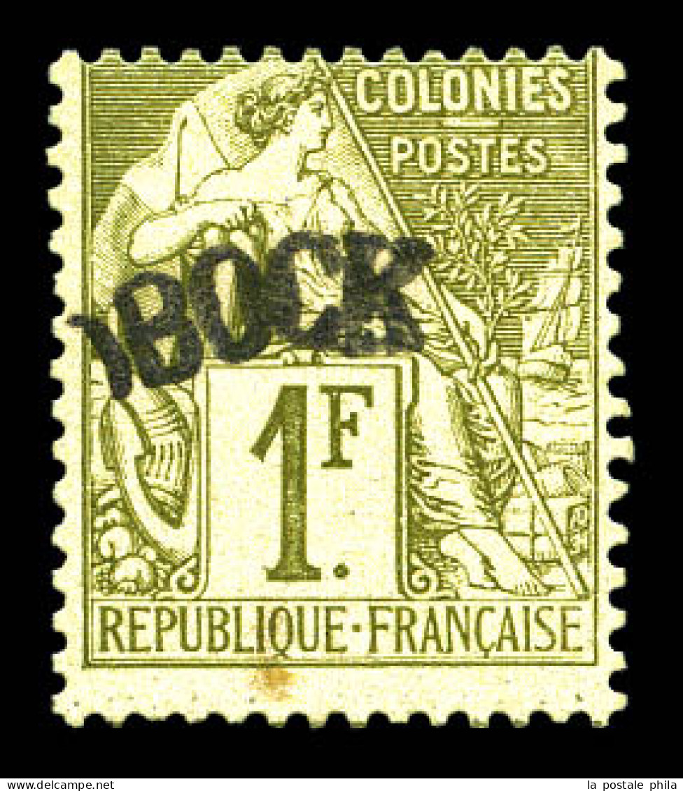 N°11, 1F Olive. TB (signé Calves/certificat)  Qualité: *  Cote: 660 Euros - Unused Stamps