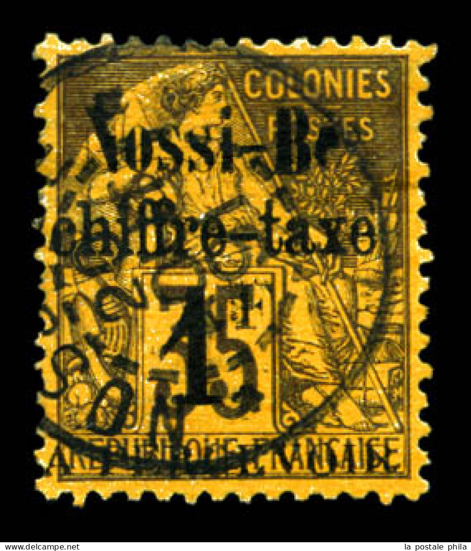 N°6, 1f Sur 35c Violet-noir Sur Jaune, Tirage 700 Exemplaires. TB (signé Brun)  Qualité: Oblitéré  Cote: 375 Euros - Used Stamps