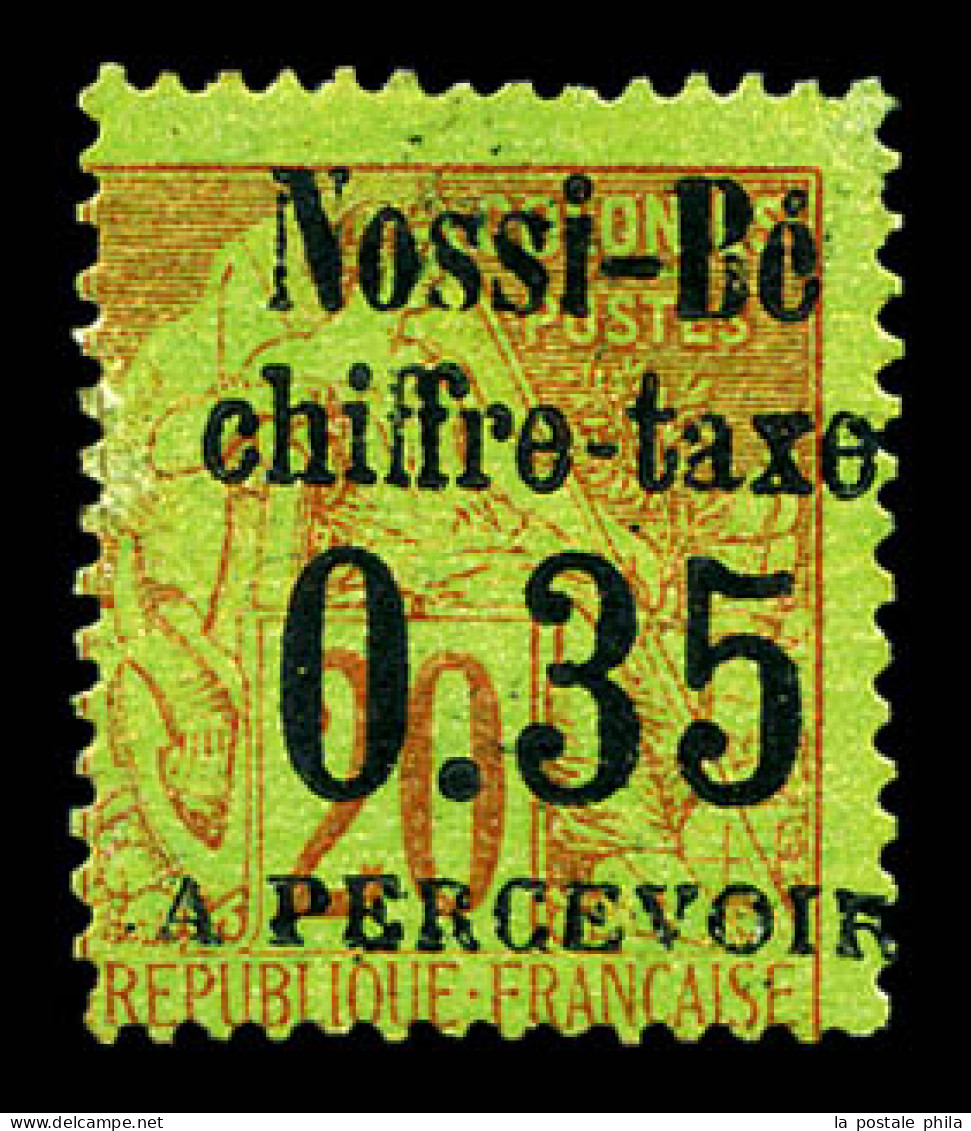 N°5, 35c Sur 20c Brique Sur Vert, Tirage 250 Ex. SUP (signé Brun/certificat)  Qualité: *  Cote: 680 Euros - Unused Stamps