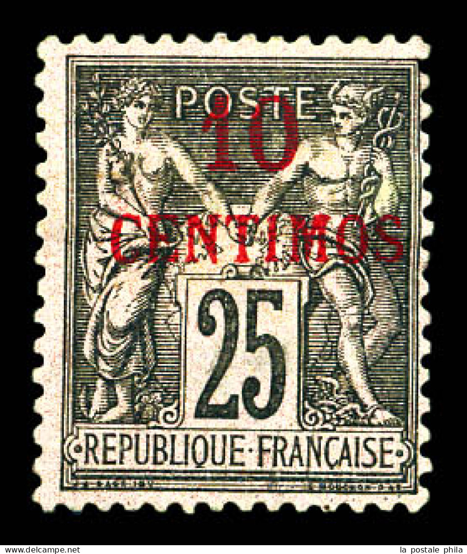 N°5A, ERREUR: 10c Au Lieu De 25c Sur 25c Noir Sur Rose, SUP (signé Brun/ertificat)  Qualité: *  Cote: 1400 Euros - Unused Stamps