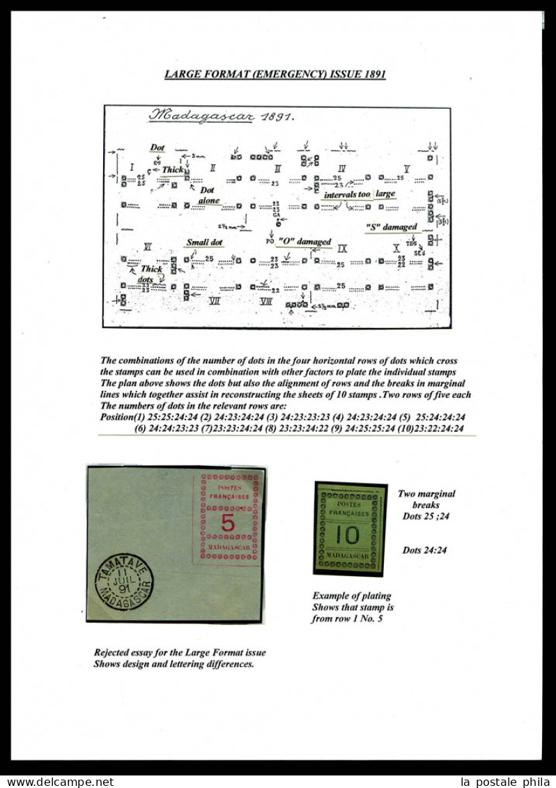 N°8 à 11, Très Jolie Collection Composée De Nombreux Exemplaires Neufs Et Oblitérés Dont Essai, Reconstitutions De Feuil - Neufs