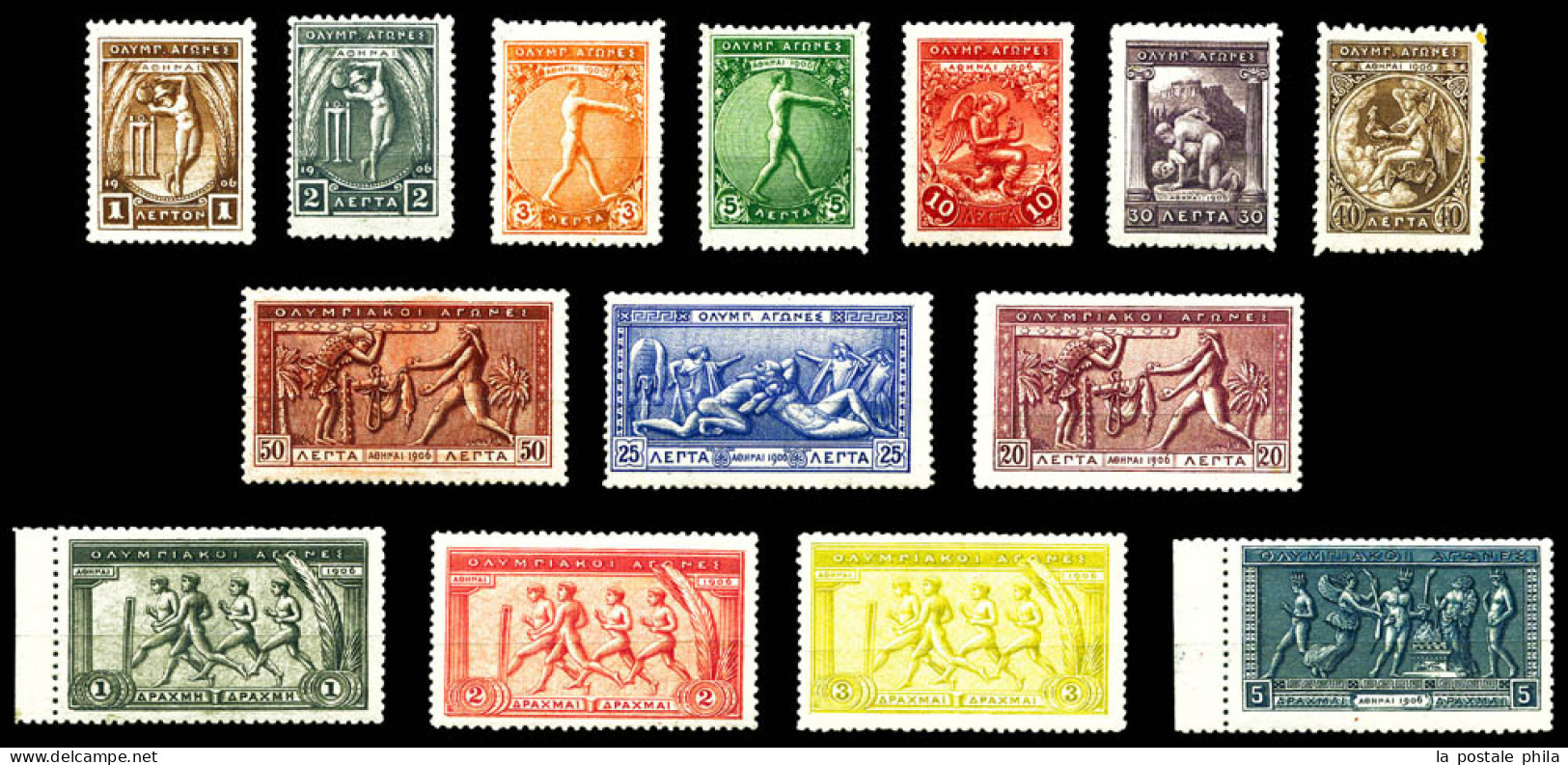 N°165/178, 10ème Anniversaire De La Rénovation Des JO, Série Complète SUP (certificats)  Qualité: **  Cote: 1300 Euros - Unused Stamps