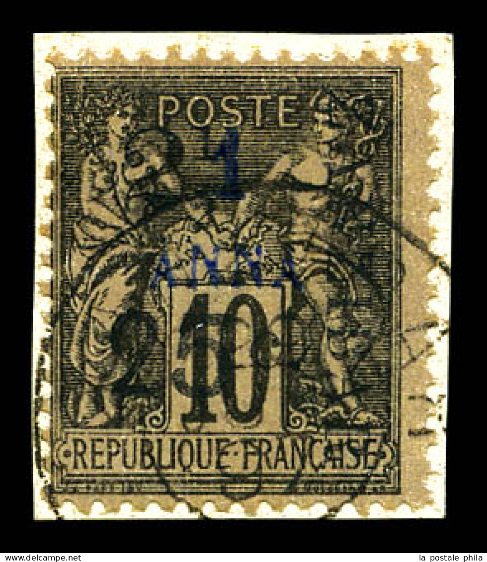 N°33d, 2 1/2 Et 25c Sur 1a TYPE IV. SUPERBE. R.R. (certificat)  Qualité: Oblitéré  Cote: 1500 Euros - Used Stamps