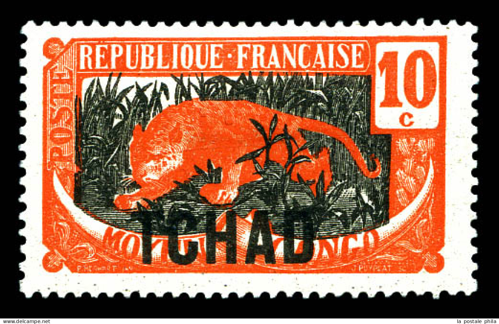 N°37a, 10c Orange Et Gris, Variété Sans Surcharge AEF, Très Frais, SUP  Qualité: *  Cote: 275 Euros - Unused Stamps