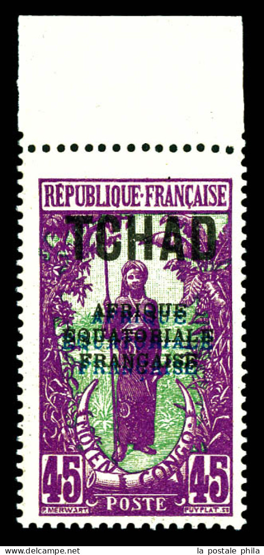 N°30a, Double Surcharge Noire Et Bleue, Bdf, SUP (certificat)  Qualité: **  Cote: 570 Euros - Unused Stamps