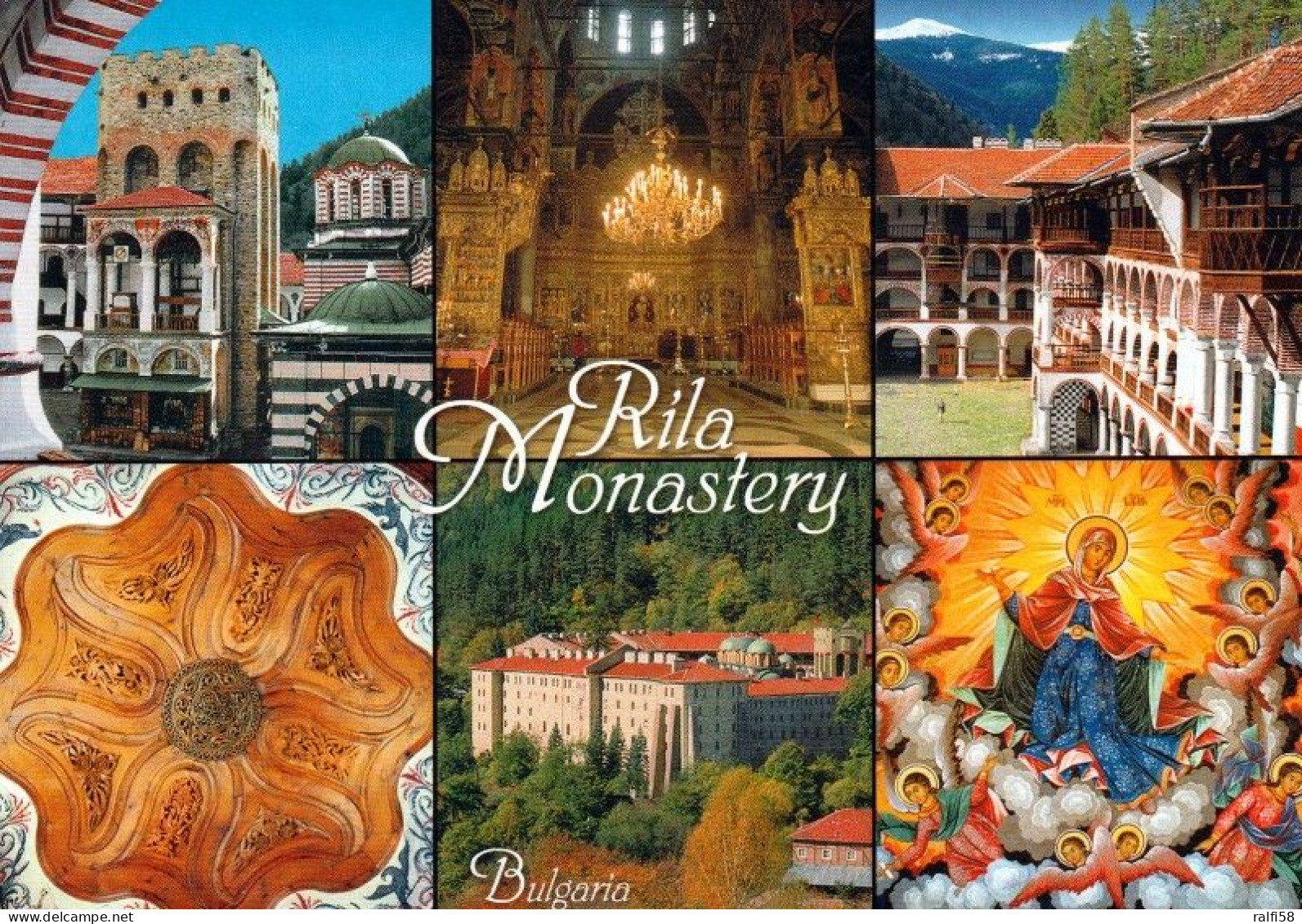 1 AK Bulgarien / Bulgaria * Rila-Kloster - Erbaut Ab 946 - Seit 1983 UNESCO Weltkulturerbe - Siehe Auch Rückseite * - Bulgaria