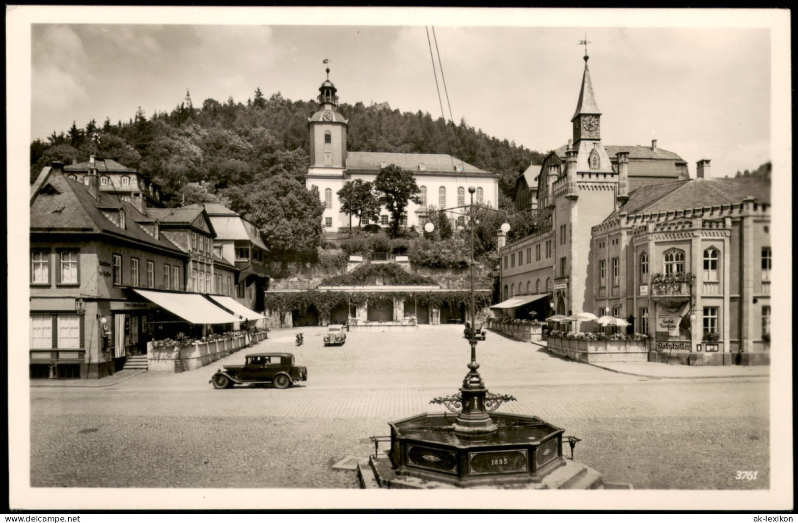 Ansichtskarte Leutenberg Marktplatz 1968 - Leutenberg